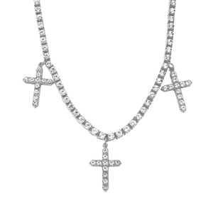 2026 Hot Selling Hiphop Style <b>Cross</b> Pendant Necklace Personalized Light Luxury Men's Necklaces Fashion Jewelry Wholesale - Product Image 6