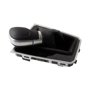 Poignée de changement de vitesse <span class=keywords><strong>automatique</strong></span> pour <span class=keywords><strong>voiture</strong></span>, vente chaude en usine, avec housse en cuir pour VW Passat B8, accessoires intérieurs automobiles - Product Image 6