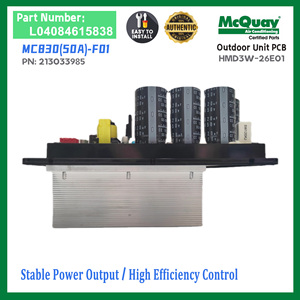 Carte Inverter pour Climatiseur VRF L04084615838 MC830(50A)-F01 pour Unité Extérieure de Pompe à Chaleur McQuay, Pièces Détachées HVAC - Product Image 3