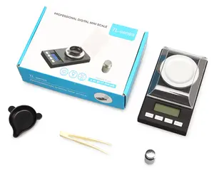 Hot Selling Digital Jewelry Scale 20g X 0.001g Capacity With Calibration Weight And Tweezers Mini Precision Scale