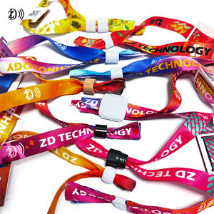 ZD Pulsera de tela RFID a todo color Eventos deportivos Festivales de música NFC Fiestas Pulsera de boleto para pulsera de evento sin efectivo - Product Image 6