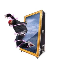 Cabine de photo interactive numérique à écran tactile de 55 à 65 pouces avec miroir Magic Selfie avec <span class=keywords><strong>appareil</strong></span> photo et imprimante compatible avec les appareils SLR - Product Image 1