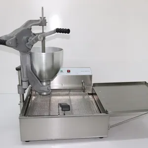 Ticari ekipman üretimi için çörek manuel Donut Donut kızartma makinesi