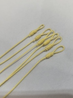 Corde de pêche tressée en fibre d'aramide Kevlar, résistante aux hautes températures et aux UV, avec suspension double anneau œil-à-œil, vente en gros