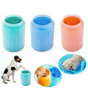 Spazzola per Lavaggio <span class=keywords><strong>Zampe</strong></span>, Pulitore per Piedi di Cani, Tazza in Silicone Morbido per Pulizia <span class=keywords><strong>Zampe</strong></span> Animali Domestici - Product Image 1