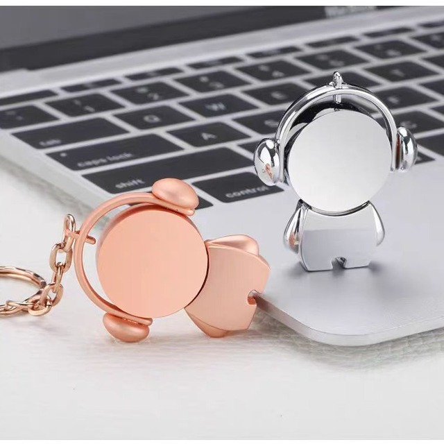 Cartoon Mini Creative Design 16GB/32GB/64GB Laser Engraved Business Gift High-Speed Metal USB Flash Drive