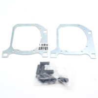 Cadre d'adaptateur de projecteur LED d'accessoires d'éclairage de voiture pour Kia K3 2013-2015 Cadre de support de lentille de projecteur de phare de voiture