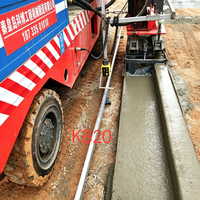 Machine à extruder les bordures et les trottoirs tout-terrain robuste pour la pose de béton sur routes et autoroutes