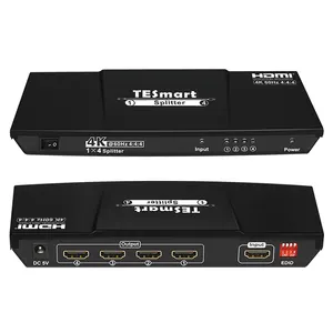 TESmart HDMI Splitter 1 X4 Für TV 1 in 4 out 36 Bit EDID Audio verstärker HD CEC HDCP2.2 4 K60hz HDMI Splitter
