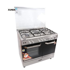 Xunda haut de gamme commerce extérieur four multifonctionnel cinq têtes cuisinière à gaz Double four ménage gaz liquéfié cuisinière intégrée - Product Image 1