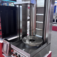 Machine automatique à kebab doner, machine à shawarma, grill à gaz et électrique, robot à shawarma