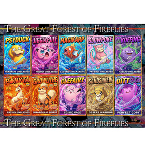 YQsurprise Blind Bag Deutsch Hot Sale Quality Pokmoned Game Cards Pokemoned Metal A6 Large Card Poker Customised Playing Cards - Product Image 4