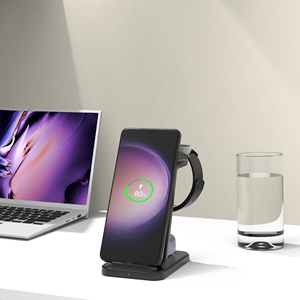 15W Multi Fast 3 in 1 <strong>Wireless</strong> Charger Station <strong>Charging</strong> Dock <strong>Stand</strong> for Mobile Phones for Earphone for Smart Watch - Product Image 5