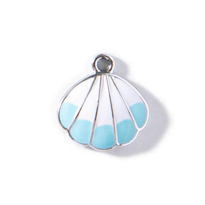 Mini colgante de aleación de la serie Ocean, Pendientes colgantes Diy, pulsera, accesorios para niñas, regalos pequeños - Product Image 3