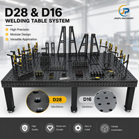 Table de soudage 3D haute précision, table de travail modulaire en acier avec pinces