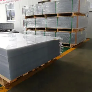 0.8 milímetros Rígida Claro Transparente 1220x2440mm 4x8 Plástico PETG Folhas para Armário de Cozinha