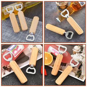 Décapsuleur en bois portable personnalisé, souvenir sur mesure - Product Image 2