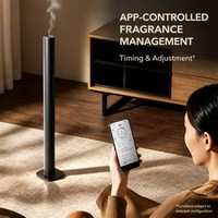 Diffuseur de parfum électrique sur mesure, type tour haute, sans eau, pour huiles essentielles, usage commercial et hôtelier, avec contrôle à distance par application