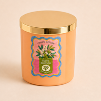 Fabricant en gros, production rapide, boîte personnalisée imprimée, cadeau d'entreprise, bocal en verre, bougie parfumée à la cire de soja sans fumée