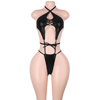 Tenues de danse exotiques, costumes de strip-teaseuse, lingerie sexy, strings pour femmes, vêtements de club, combinaisons à lacets pour festivals et raves, une pièce