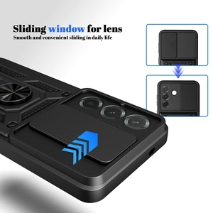 Custodia Protettiva Antiurto in TPU PC con Design a Copertura Scorrevole per Fotocamera e Anello di Supporto per Samsung <span class=keywords><strong>Galaxy</strong></span> A37 5G - Product Image 5