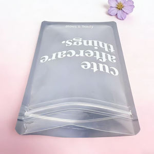 Bolsas Ziplock Impresas Personalizadas, Bolsa de Plástico Translúcida para Cosméticos, Envase para Lociones para el Cuidado de la Piel - Product Image 2