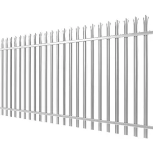 galvanised iron metal wholesale garden black palisade fencing suppliers security prices for sale