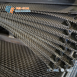 חוזק מתיחה גבוהה עם ללבוש עמיד 65 מנגן פלדה במכרה פתיחת מרובע ארוג מסך רשת עבור הקרנה אגרסיבי - Product Image 6