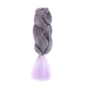 24 pulgadas de alta calidad Premium de fibra de trenzas Super Jumbo <span class=keywords><strong>Kanekalon</strong></span> <span class=keywords><strong>pelo</strong></span> sintético - Product Image 4