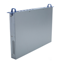 Boîtier de contrôle en aluminium extrudé 1U sur mesure pour montage en rack, boîtier d'équipement réseau, alimentation de serveur, OEM