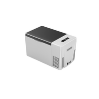 FC22-1 22L DC 12V 24V AC 100V-240V compresseur petit réfrigérateur congélateur de voiture portable à refroidissement rapide réfrigérateur avec displ numérique USB