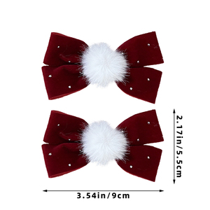 Élégante épingle à cheveux artisanale SASA pour l'automne/hiver avec nœud en fourrure - Accessoire capillaire de haute qualité pour femmes pour un usage quotidien - Product Image 3