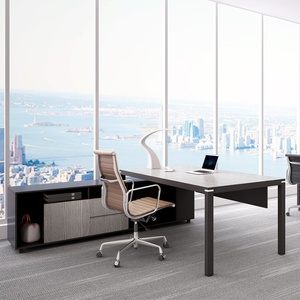 China Supply Luxury Resin <b>Table</b> Top Ceo Workstation Cabinet Mdf Wooden Executive Manager Office Desks <b>Table</b> for Office Furniture - Product Image 3