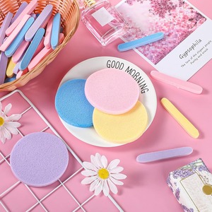 Round Face Wash <b>Sponge</b> Biodegradable Easy to Use Refreshed Soakable for Wide Application - Product Image 1