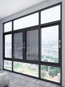 Tối giản đôi kính chống va đập màn hình phòng ngủ ngang Gấp Thép không gỉ bên ngoài cửa sổ nhôm - Product Image 4