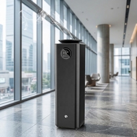 Diffuseur d'arômes intelligent et moderne en métal, machine à huiles essentielles, purificateur d'air de bureau pour la maison, chambre et salon