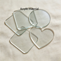 Kit de fabrication d'aimants de réfrigérateur en acrylique transparent DIY, ensemble de création de photos personnalisées, aimants de réfrigérateur pour photos