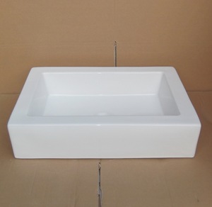 Évier de salle de bain moderne en porcelaine ronde de style industriel, à trou unique, à poser sur le comptoir, avec fonction de nettoyage facile - Product Image 3