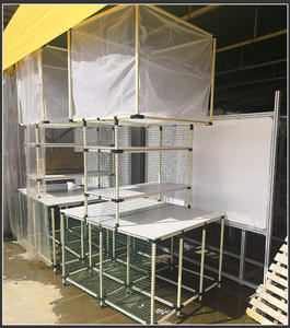 Meja Kerja Pengemasan Gudang E-Commerce - Stasiun Kerja Pengelolaan Pesanan & Pengiriman Industri - Product Image 1