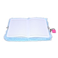 Hot Selling Animal Custom Soft Fluffy Niedliches Plüsch-Notizbuch mit Schloss und Stift für Kinder Geschenk