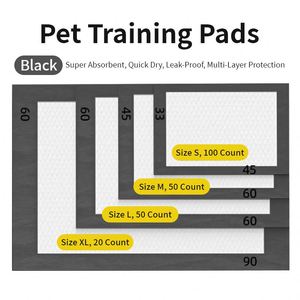 Tapis absorbants pour animaux de compagnie sur mesure, imperméables et écologiques, pour chats et chiens, couches d'apprentissage OEM en tissu non tissé, diverses couleurs, vente en gros - Product Image 5