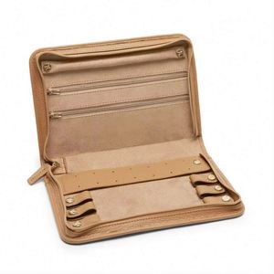 Estuche de viaje para joyas de nailon PU con cremallera, nuevo diseño de fábrica BSCI, estuche personalizado para pendientes, bolsa de almacenamiento de joyas portátil de lujo - Product Image 3