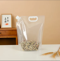 Sacs à café personnalisés imprimés biodégradables en Doypack avec poignée Flexiloop pour lait et aliments pour animaux de compagnie