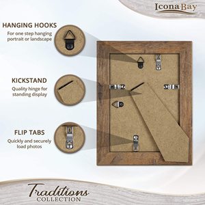 Cadre photo DIY durable et écologique à prix de gros, boîte à ombre en bois MDF créative avec impression UV du logo - Product Image 4