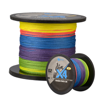 DN 100m 4 brins PE tresse lignes tressées X4 lignes multifilament pour la pêche à la carpe en eau salée eau douce