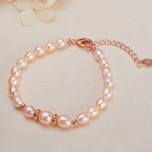 Pulsera de Perlas de Agua Dulce con Degradado a Pequeña Escala, Diseño Inspirado en Joyería Artesanal de Cuentas Shanxiahu, Modelo 33118, Venta al por Mayor - Product Image 2