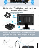 Mini PC Sin Ventilador, Quad Core J4105 J4125 N4100, 16G DDR4, 256G SSD, Win10, Nuc, Doble Lan, RS232 COM, Mini Ordenador Industrial