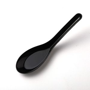 Custom high quality soup rice spoons cutlery coloured disposable plastic spoon