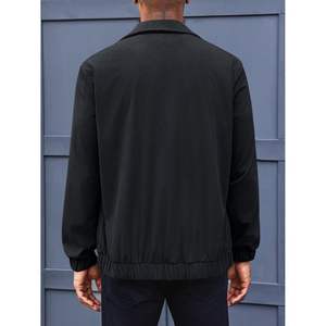 2025 hommes réversible XS taille velours côtelé veste automne décontracté Bomber Style côtelé fermeture éclair col montant Vintage vêtements d'extérieur manteau - Product Image 2