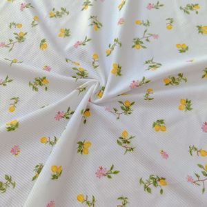 Принимаются заказы на индивидуальный дизайн. Дышащая трикотажная ткань 180 г/м², мягкая и комфортная, с цветочным принтом, 88% полиэстер, 12% спандекс, для девочек. - Product Image 5